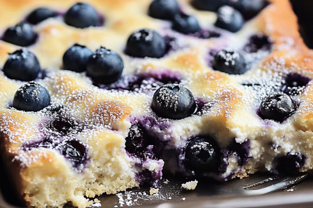 Blueberry Cottage Cheese Breakfast Bake: 5-Star Morning Treat 5 Blueberry cottage cheese breakfast bake served with fresh berries