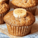 Banana Cottage Cheese Muffins fresh from the oven